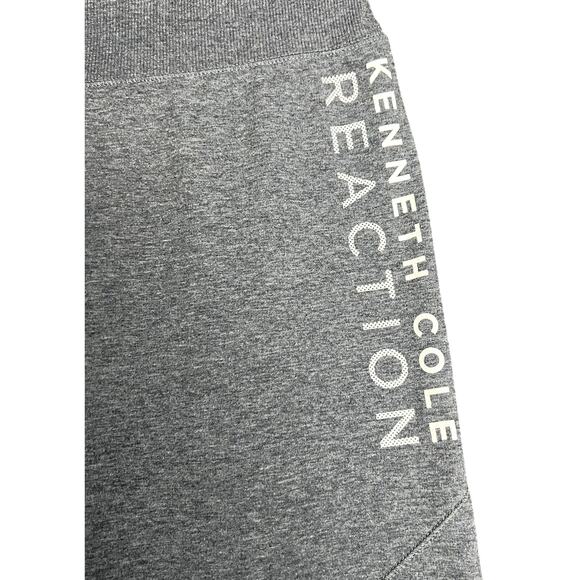 Women's Kenneth Cole Reaction Gray Cropped Sweatpants Active Loungewear XL - Picture 2 of 5